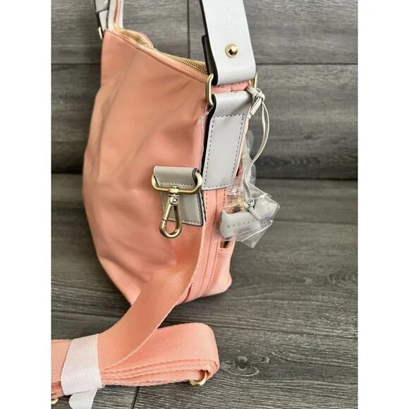 RADLEY London Alpha Road Nylon Medium Zip Top Multiway Melon shoulder bag